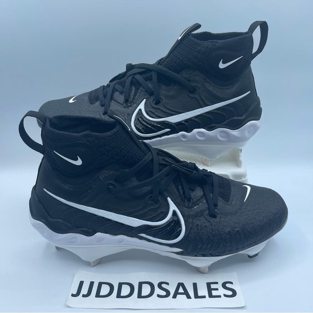Nike Alpha Huarache NXT Black White Baseball Cleats DJ6517-001 Men’s Sizes NEW